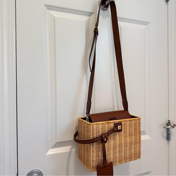 MaxMara Handbags - NWOT Max Mara Shoulder Bag with Leather Strap. Sz: OS Spring/Summer/Vacations